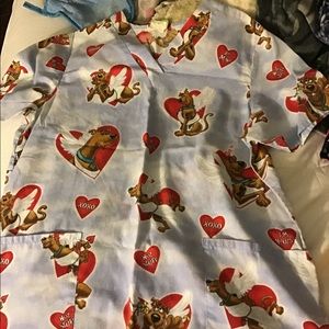 Scooby doo scrub top